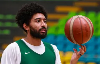 El escolta Joshua Alexander Reaves Bravo, es una de las caras nuevas de Paisas para el partido de cuartos de final de la BCL ante Nacional de Uruguay, en el Iván de Bedout. FOTO MANUEL SALDARRIAGA 