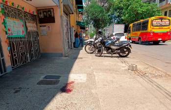 En este sitio se presentó el altercado y posterior homicidio de uno de los delincuentes en el centro de Medellín. FOTO: SUSANA COGUA PÉREZ.