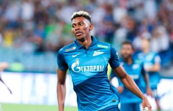 Mateo Casierra, goleador de la Liga de Rusia con 12 anotaciones. FOTO GETTY