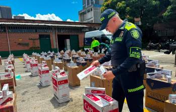 Parte del material incautado por las autoridades en el operativo contra el contrabando. FOTO: Cortesía