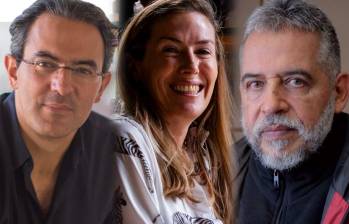 Juan Gabriel Vásquez, Sara Jaramillo Klinkert y Mario Mendoza figuran entre los autores colombianos más vendidos del último año. FOTOS EL COLOMBIANO