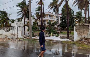 Foto del paso del huracán Iota por San Andrés y Providencia en 2020. FOTO: Colprensa