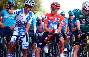 Santiago Buitrago (izquierda) y Enric Mas, dos de los grandes protagonistas de la Vuelta a España-2026. FOTO GETTY