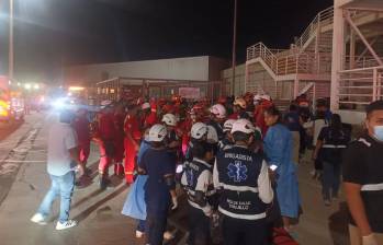 Colapso del techo en centro comercial Real Plaza en la ciudad Trujillo, de Perú. FOTO: Europa Press