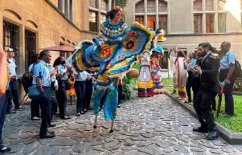 Las expresiones de los artistas de Antioquia se tomarán el Palacio de la Cultura Rafael Uribe Uribe durante lo que resta de este año. FOTO: CORTESÍA