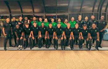 Esta es la delegación campeona. Algunos jugadores ya han trabajado con el equipo profesional. FOTO CORTESÍA ATLÉTICO NACIONAL