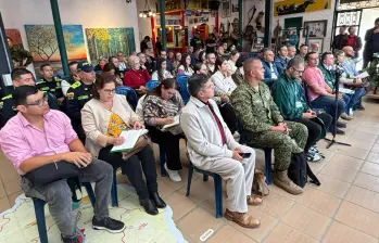 El pasado sábado se realizó una de las jornadas de seguimiento y garantías electorales en El Retiro. Allí se informó que ya se habían entregado los recursos. FOTO: CORTESÍA GOBERNACIÓN DE ANTIOQUIA