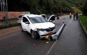 Los accidentes de tránsito, uno de los casos con más desembolsos por parte del sector asegurador en 2023 en Colombia. FOTO EL COLOMBIANO