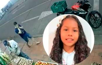 Eva Luna de 9 años, está desaparecida en Bogotá desde el pasado 25 de noviembre. Foto: Pantallazo de video compartido en redes sociales e imagen de búsqueda. 