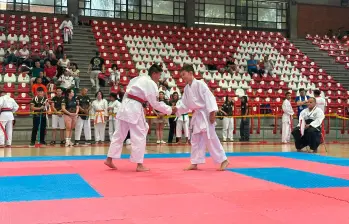 El Coliseo de la Universidad de Medellín se convirtió en un dojo que recibió a más de 180 niños, jóvenes y adultos en el Torneo Nacional de Karate Tradicional de la ICKT. FOTO Andrés Duque Gutiérrez