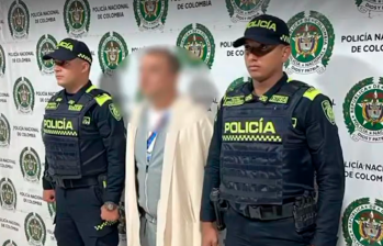 Fredy Andrés Patiño Ávila fue capturado en Soacha, Cundinamarca, en agosto de 2023. FOTO: Cortesía Policía Soacha, 2023