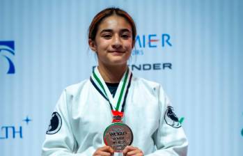 Emiliana Osorio ya suma tres medallas mundiales en jiu-jitsu. FOTO CORTESÍA