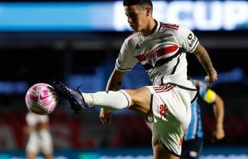 James Rodríguez tiene contrato con San Paulo hasta 2025. FOTO AFP