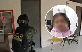 La niña fue reportada como desaparecida el 20 de septiembre, tras ser vista por última vez en Ubaté. FOTO: Tomado de X: @COL_EJERCITO / Fiscalía