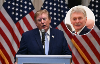 Dmitri Peskov afirmó que las conversaciones deben desarrollarse directamente entre Moscú y Washington. FOTO: AFP 
