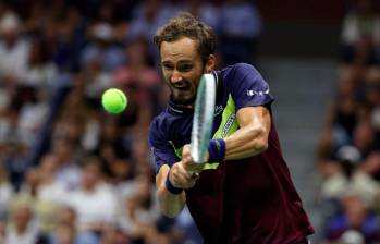 El ruso Daniil Medvedev, venció a Carlos Alcaraz y jugará la final de este Grand Slam frente al serbio Novak Djokovic. FOTO TOMADA @US OPEN 