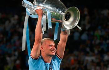 Erling Haaland. de 23 años, es la gran figira del Manchester City. FOTO TWTTER UEFA