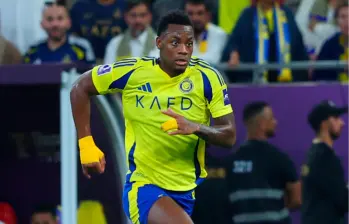 Jhon Durán vivió otra desilusión con el equipo de Arabia, donde viene siendo criticado por su falta de eficacia. FOTO X-AL-NASSR