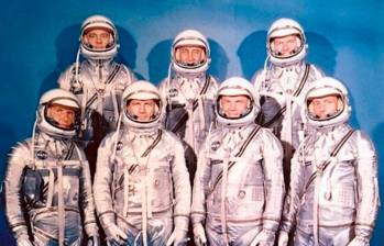 Los siete astronautas fueron escogidos por la Nasa luego de evaluar las hojas de vida miles de pilotos de la Fuerza Aérea de los Estados Unidos. Foto: Europa Press/Nasa Archivo. 