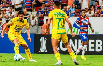 Bucaramanga viene de empatar como visitante 0-0 contra Fortaleza. FOTO: Tomada de X-Bucaramanga