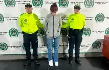Katerine Andrea Martínez , alias Gabriela, podría enfrentar una condena de hasta 29 años de preisión. FOTO: POLICÍA