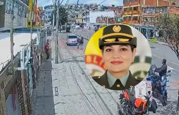 Foto: Policía Nacional y cámara de seguridad revelada por El Tiempo