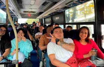 El accidente ocurrió cuando el bus transitaba por el puente Helicoidal de Calarcá (Quindío). FOTO CAPTURA DE VIDEO Y CORTESÍA