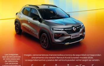 Renault fue pionero en la comercialización de vehículos eléctricos en Colombia. Foto Cortesía