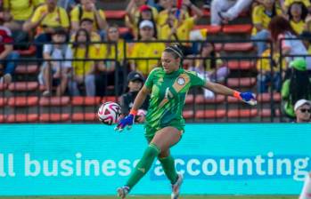 Luisa Agudelo, arquera de la Selección Colombia fue anunciada como nueva jugadora del San Diego Wave FC. FOTO JUAN ANTONIO SÁNCHEZ 