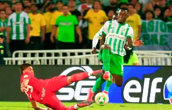 Marino Hinestroza fue considerado el mejor partido en el triunfo contra América. FOTO: Camilo Suárez