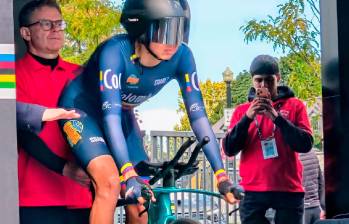 Robert Plazas vuelve a la acción este viernes en el Mundial, en la prueba de ruta sub-23. FOTO: CORTESÍA FEDECICLISMO