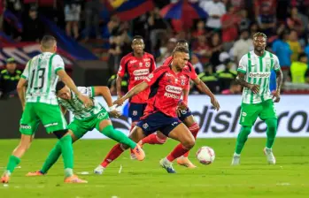 DIM y Atlético Nacional buscarán seguir primero y segundo en el cierre de la fecha 20 de la Liga para ser cabeza de grupo en los cuadrangulares semifinales. FOTO CAMILO SUÁREZ 