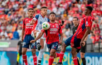 DIM recibe en el Atanasio Girardot a Envigado, este jueves, a las 6:00 de la tarde, por la tercera fecha de la Liga Betplay-2. FOTO JUAN ANTONIO SÁNCHEZ 