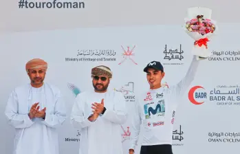 Diego Pescador se destacó en Omán. FOTO X-TOUR DE OMÁN