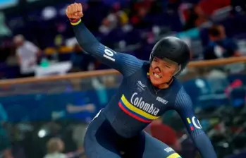 Stefany Cuadrado es la nueva sensación del ciclismo de pista mundial. FOTO GETTY