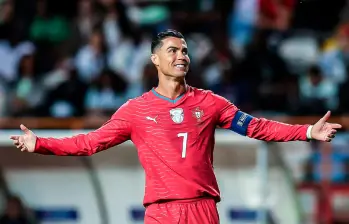 Cristiano Ronaldo no estuvo eficaz en el duelo de Portugal ante Nigeria. FOTO X-@OneFootball