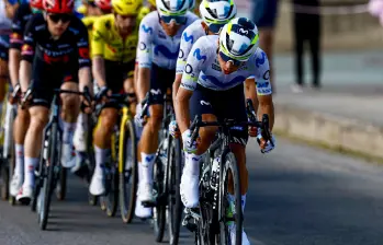 Éiner Rubio, de 28 años de edad, fue uno de los grandes protagonistas este domingo en la novena etapa del Giro de Italia. FOTO X-MOVISTAR TEAM