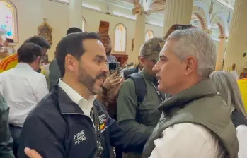 El mandatario electo aceptó la invitación que el gobernador de Antioquia le hizo, en una reciente visita al municipio de San Pedro de los Milagros, para celebrar el 20 de julio, Día de la Independencia de Colombia, en el Túnel del Toyo. Foto: Cortesía