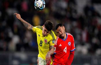 La Selección Colombia se mide a Chile en la segunda fecha de la Eliminatoria al Mundial de Canadá, Estados Unidos y México. FOTO FCF