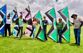 En este momento hay 90 deportistas afiliados a la Colombian KiteFliers Association (CKFA). FOTO: Cortesía