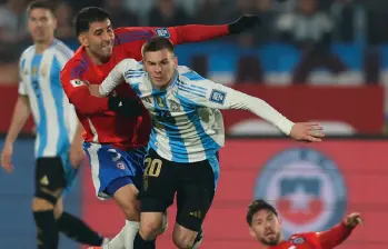 Franco Mastantuono, otra de las promesas del fútbol mundial. FOTO X-AFA