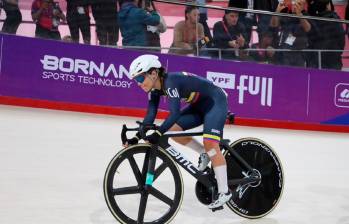 Lina Marcela Hernández ha sido protagonista dentro y fuera de la pista durante los Juegos Suramericanos de Argentina. FOTO: CORTESÍA FEDECICLIMO