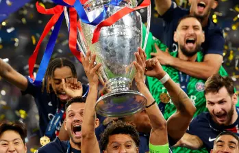PSG logró el anhelado título de Champions. FOTO X-UEFA