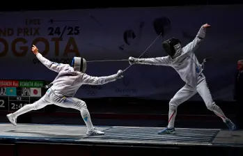 Los mejores especialistas en la modalidad de espada competirán este fin de semana en Medellín. FOTO CORTESÍA FEDERACIÓN COLOMBIANA DE ESGRIMA