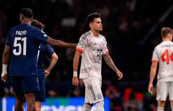 Luis Díaz, tras su expulsión en la Champion League ante el PSG: FOTO INSTAGRAM LUIS DÍAZ