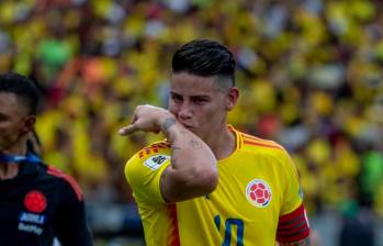 James Rodríguez, capitán de la Selección Colombia, protagoniza el video con el que Águila, patrocinador oficial de la Tricolor hace un llamado a todo el país para unirse al sueño mundialista. FOTO JUAN ANTONIO SÁNCHEZ 