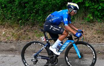 Nairo Quintana fue tercero en la Vuelta a Suiza 2018. En su regreso a Movistar, pinta para ser volver a ser protagonista en esta carrera. Foto Getty