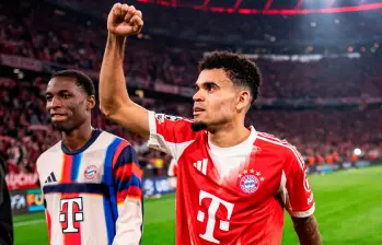 Luis Díaz ya suma 24 goles con el Bayern. FOTO X-BAYERN MÚNICH