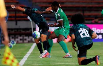 Néider Parra durante el partido de los octavos de final de Copa Betplay frente al Cali en el que fue la gran figura de Nacional. FOTO CAMILO SUÁREZ 