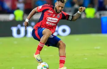 El lateral Léyser Chaverra podría ser una de las novedades del DIM para el duelo de ida por la final ante Santa Fe en El Campín. FOTO CAMILO SUÁREZ